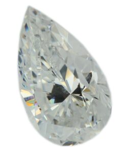 Loose Pear Shape White CZ Gemstone Cubic Zirconia April Birthstone