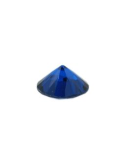 Loose Round Cut Sapphire CZ Gemstone Cubic Zirconia September Birthstone Down