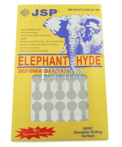 Elephant Hyde Round Silver Standard Sticker Jewelry Price Tags 1000 Pcs Pack