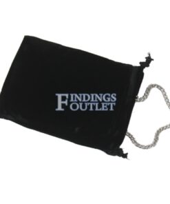 4x5.5 Black Velvet Pouch Jewelry Drawstring Gift Bag Jewelry