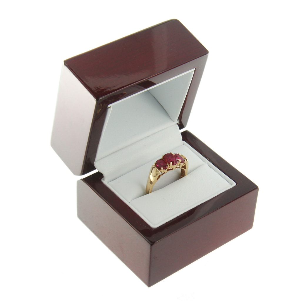 Ring Box with natural rose – JewelryPackagingBox.com
