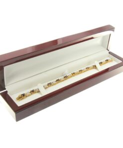 Cherry Rosewood Wooden Bracelet Box Display Jewelry Gift Box