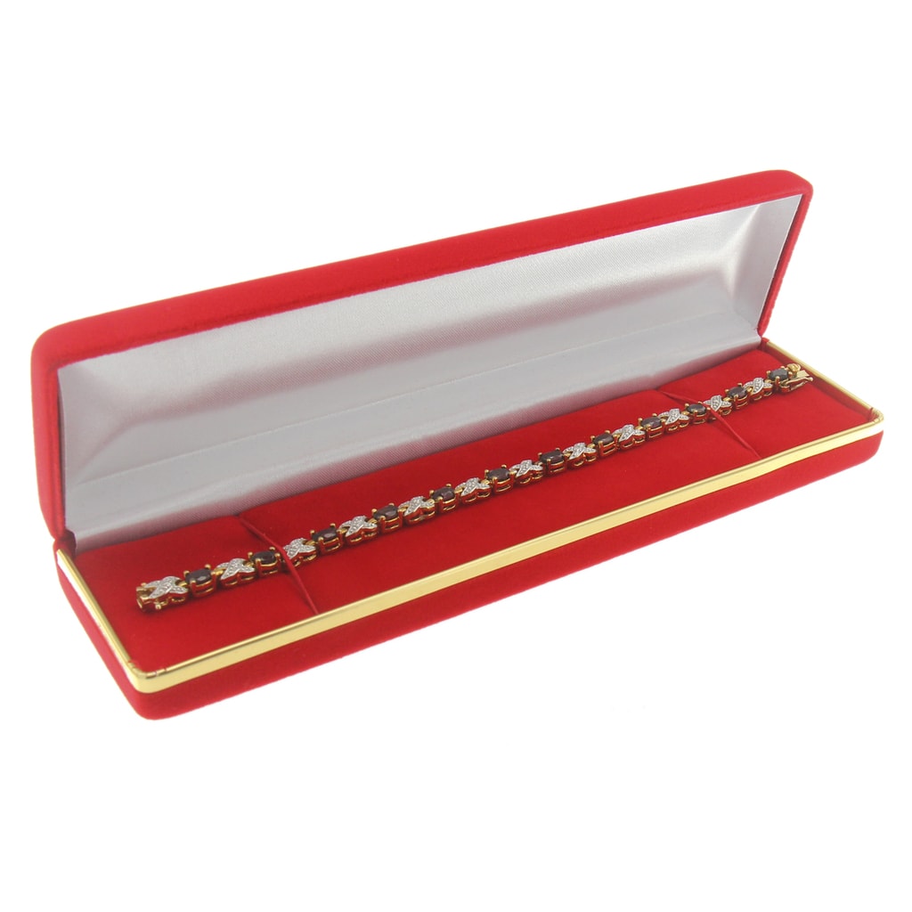 Amazon.com: Oirlv Velvet Bracelet Gift Boxes White Bangle Display Jewelry  Box : Clothing, Shoes & Jewelry