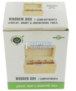 7 Compartment Wooden Box Box