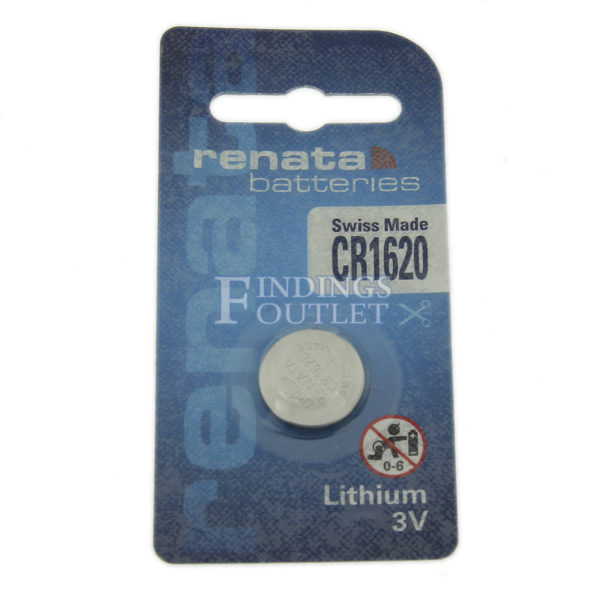 Renata CR1620 Watch Battery 3V Lithium Swiss Made Cell Pack