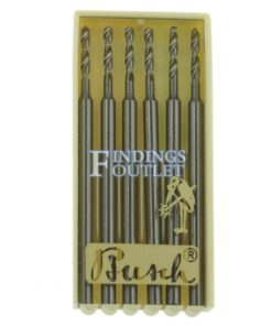 Busch Twist Drills Bur Figure 77 Pack of 6 Jewelry Burs 005-023 Made In Germany Pack