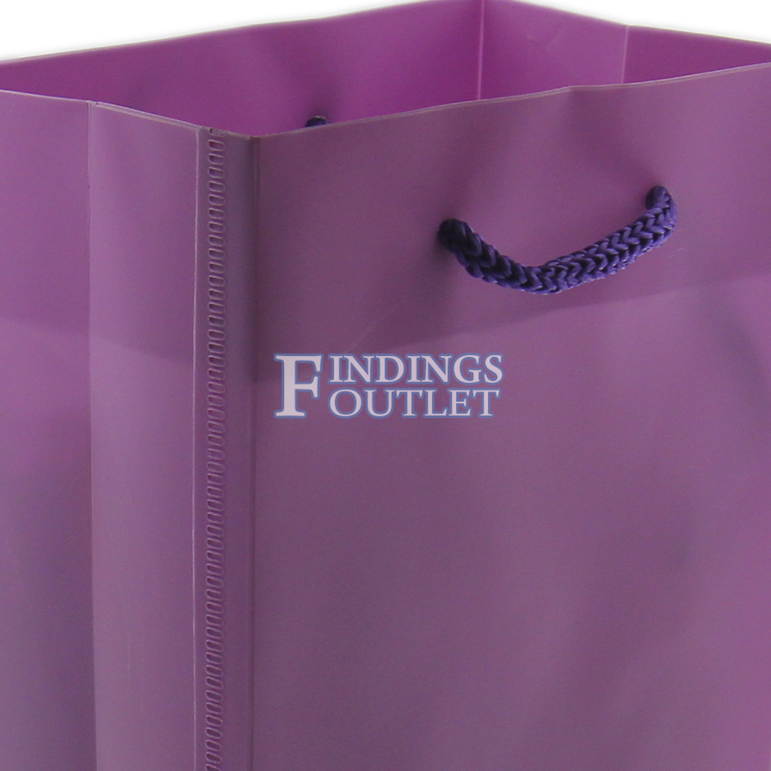 8x10 Purple Tote Gift Bags Frosted Paper Shopping Bag With Handle Pack ...