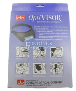 Optivisor Optical Glass Binocular Magnifier 1.5x-3.5x All Magnifications Box Back