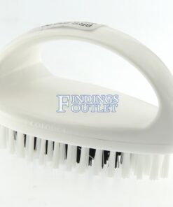 Hand Brush 4” With Grip Handle Stiff Nylon Bristles For Jewelers General Use Side