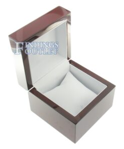 Cherry Rosewood Wooden Bracelet Bangle Watch Box Display Jewelry Gift Box Empty