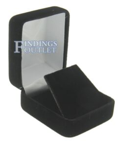 Black Velvet Earring Box Display Jewelry Gift Box Empty