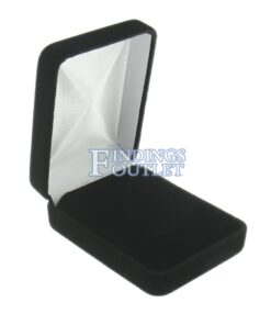 Black Velvet Earring Pad Box Display Jewelry Gift Box Empty