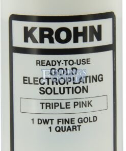 Krohn Rose Gold Plating Solution Zoom Label