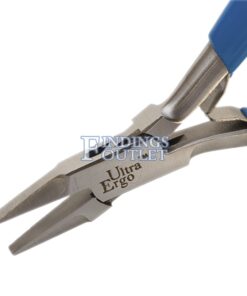 Comfort Grip Flat Nose Plier Jewelry Design & Repair Tool Angle