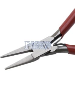 German Lap Joint Flat Nose Plier Jewelry Design & Repair Tool Angle