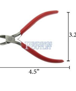 German Lap Joint Flush Sidecutter Plier Jewelry Design & Repair Tool Dimensions