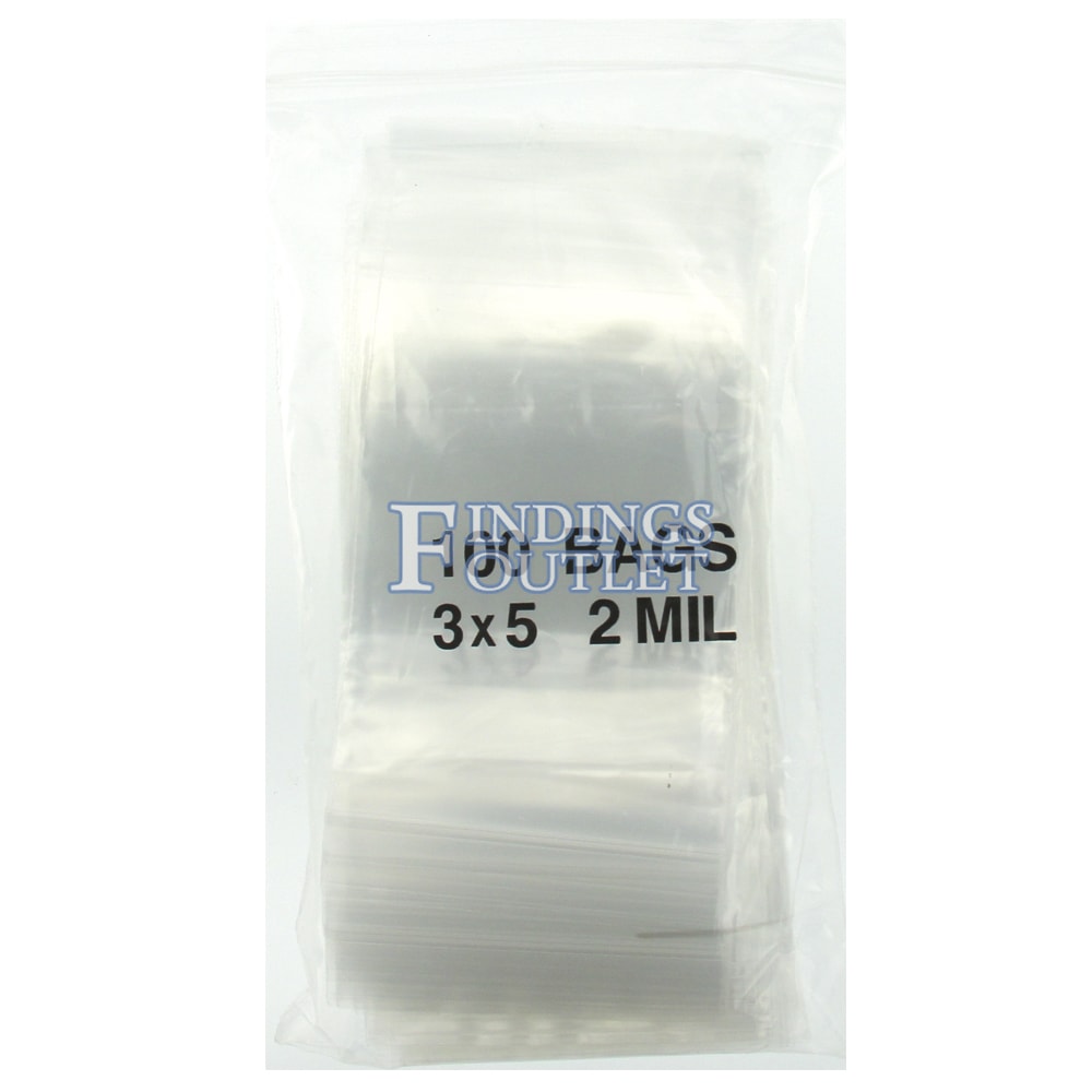 Jewelry Bags Clear Plastic 5 Mil Thicker Small Ziplock Plastic Bags for  Jewelry