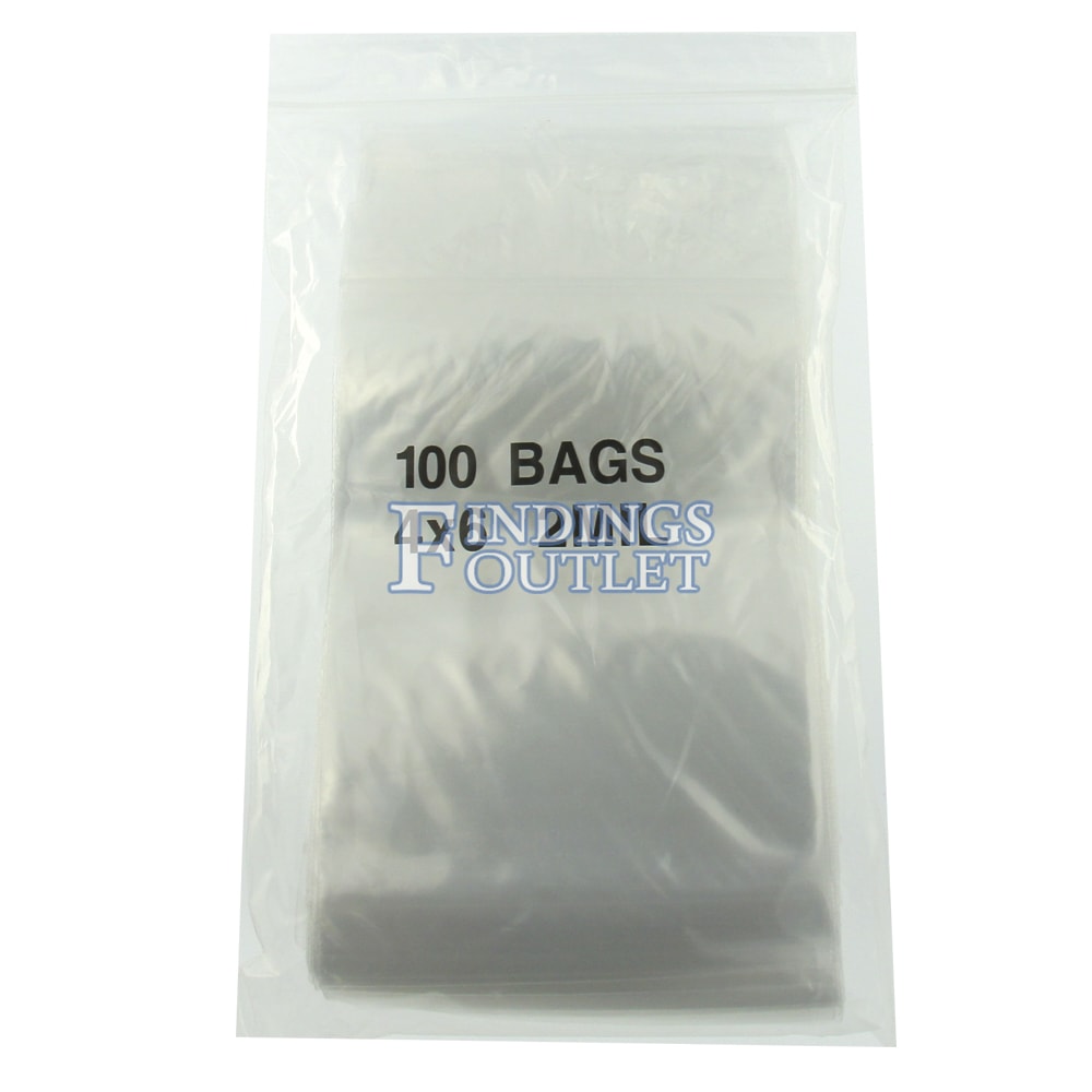 6 x 8 Ziplock Bags 2 Mil - Clearzip
