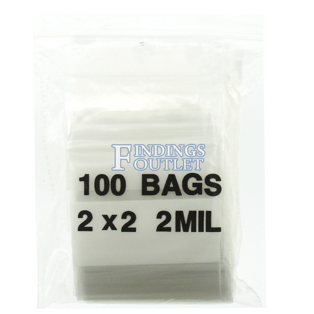 2x2 Plastic Zip Lock Bags (100pcs)