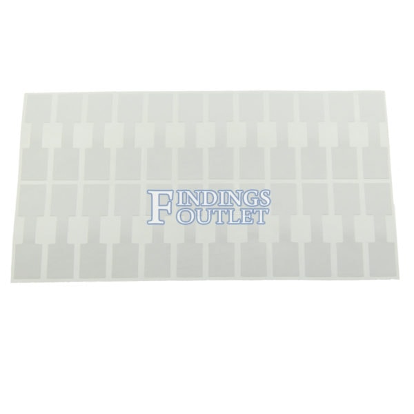 Rhino Square White Standard Sticker Jewelry Price Tags 1000 Pcs Sheet