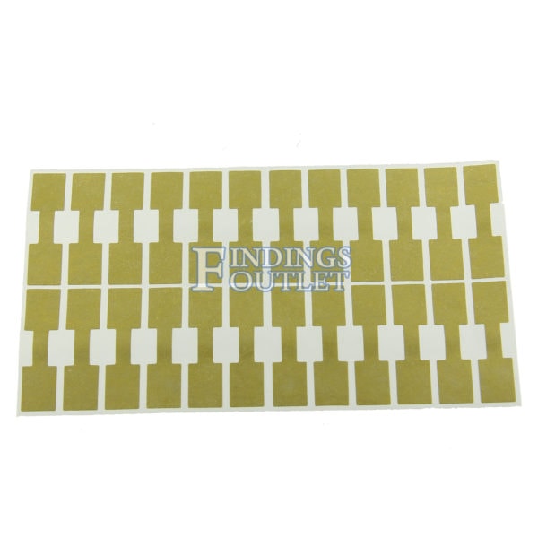 Rhino Square Gold Standard Sticker Jewelry Price Tags 1000 Pcs Sheet