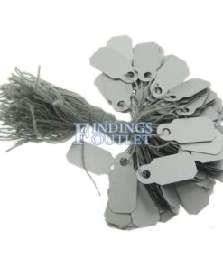 Rhino Square Silver Standard String Jewelry Price Tags 1000 Pcs Sheet