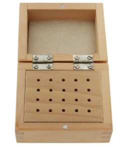 Wooden 20 Hole Bur Holder