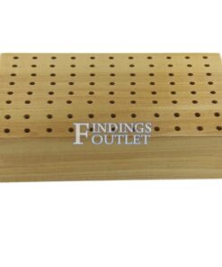 Wooden 88 Hole Bur Holder Back