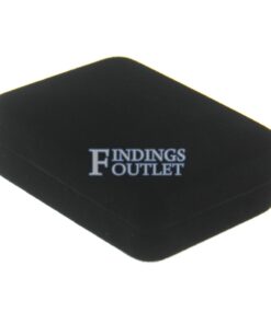 Black Velvet Earring Pad Box Display Jewelry Gift Box Closed