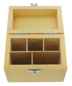 5 Compartment Wooden Box