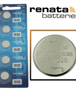 Renata CR1220 Watch Battery 3V Lithium Swiss Made Cell