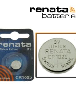 Renata CR1025 Watch Battery 3V Lithium Swiss Made Cell