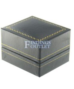 Red Leather Classic Ring Box Display Jewelry Gift Box Closed