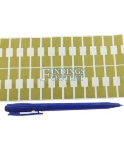 Rhino Square Gold Standard Sticker Jewelry Price Tags 1000 Pcs Sheet Pen