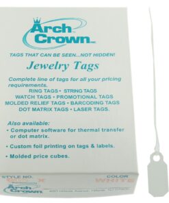 Arch Crown Square White Long String Jewelry Price Tags 1000 Pcs