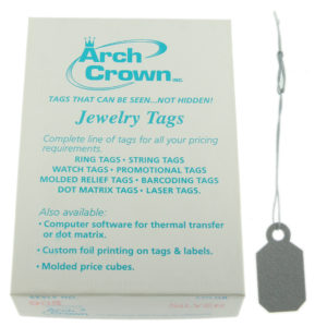 Arch Crown String Tags - 23mm x 11mm