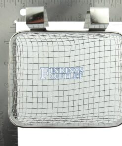 Ultrasonic Jewelry Cleaning Basket 5” x 4” Stainless Steel Mesh Standard Dimension