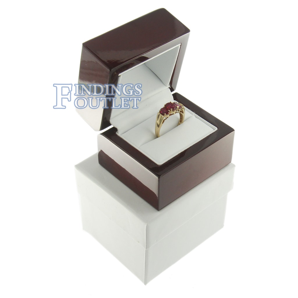 Ring Box With Led Light,square Velvet Wedding Ring Case Jewelry Gift Box  For Proposal Engagement Wedding | Fruugo NO