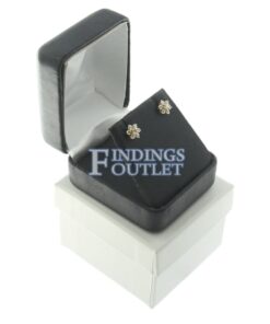 Black Leather Earring Box Display Jewelry Gift Box Outer