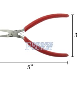 German Lap Joint Flat Nose Plier Jewelry Design & Repair Tool Dimensions