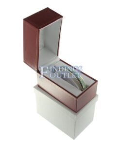 Red Leather Classic Bracelet Bangle Watch Box Display Jewelry Gift Box Outer