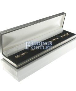 Black Leather Classic Bracelet Box Display Jewelry Gift Box Outer