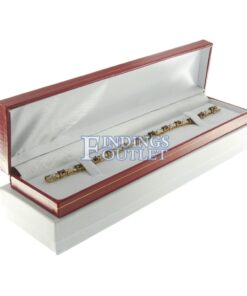 Red Leather Classic Bracelet Box Display Jewelry Gift Box Outer