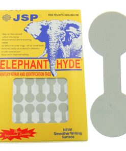 Elephant Hyde Round Silver Standard Sticker Jewelry Price Tags 1000 Pcs