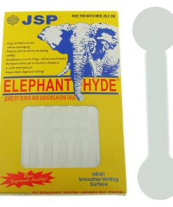 Elephant Hyde Round White Long Sticker Jewelry Price Tags 500 Pcs