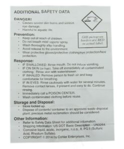 Pen Rhodium Gold Plating Solution Warning Paper