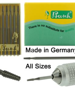 Busch Cone Square Bur Figure 23 Pack of 6 Jewelry Burs 007-031 Made In Germany