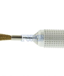 Mounted End Bristle Brush ½” Trim Mounted Brass