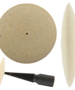 Felt Knife Edge Wheel Polishing Rotary Buff Pinhole Center