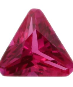 Loose Triangle Cut Ruby CZ Gemstone Cubic Zirconia July Birthstone